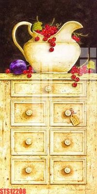 File tranh Tranh sơn dầu phương tây tổng hợp STS12208 (bản gốc) treo quán cafe