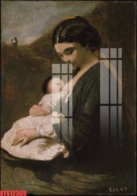 File gốc Tranh sơn dầu phương tây tổng hợp STS12369 (bản quyền) cho in ấn