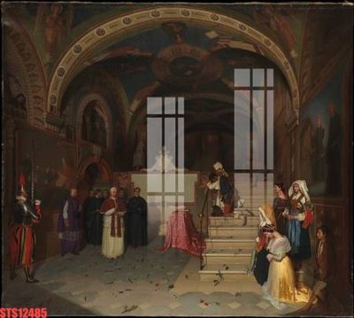 File gốc Tranh sơn dầu phương tây tổng hợp STS12485 (ảnh chi tiết) để in trần