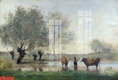 File PSD Tranh sơn dầu phương tây tổng hợp STS1258 (gốc) cho in quảng cáo