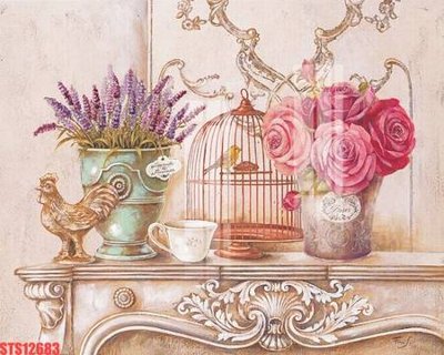 File tranh Tranh sơn dầu phương tây tổng hợp STS12683 (ảnh gốc) không bị mờ