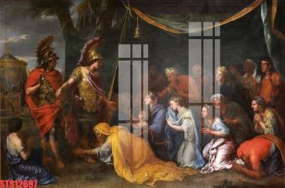 File in mica Tranh sơn dầu phương tây tổng hợp STS12697 (bản gốc) làm vách ngăn