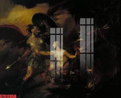 File in trần Tranh sơn dầu phương tây tổng hợp STS12850 (bản gốc) hoa văn