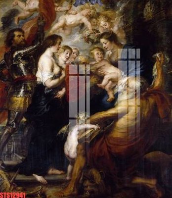 Download file gốc Tranh sơn dầu phương tây tổng hợp STS12941 (in mica) 3D