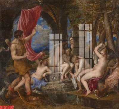 File gốc Tranh sơn dầu phương tây tổng hợp STS1302 cho in ấn và thiết kế