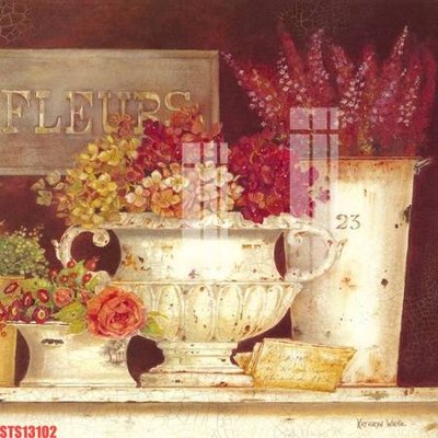 File gốc Tranh sơn dầu phương tây tổng hợp STS13102 (in lụa) tranh phong thủy