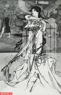 File ảnh Tranh sơn dầu phương tây tổng hợp STS13189 (gốc) in poster