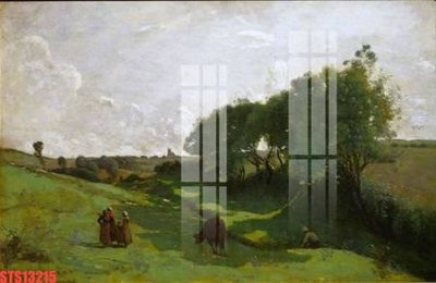 Download file gốc Tranh sơn dầu phương tây tổng hợp STS13215 (in mica) trong suốt