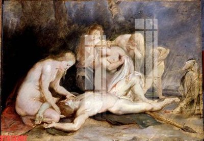 Mua file gốc Tranh sơn dầu phương tây tổng hợp STS13307 (PSD) tại Filetranh.com