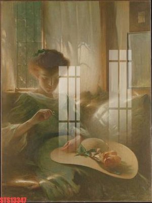 File gốc Tranh sơn dầu phương tây tổng hợp STS13347 (cho in 3D) độc đáo