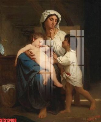 Download file gốc Tranh sơn dầu phương tây tổng hợp STS13408 (in lụa) nghệ thuật