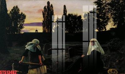 File gốc Tranh sơn dầu phương tây tổng hợp STS13482 (ảnh chi tiết) để in trần