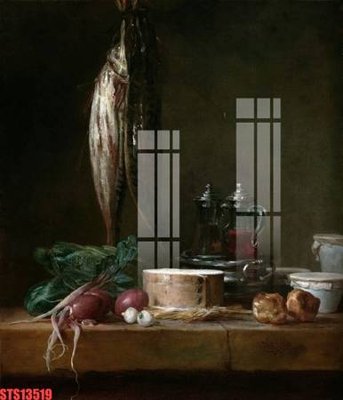 File gốc Tranh sơn dầu phương tây tổng hợp STS13519 (in lụa) tranh thuận buồm