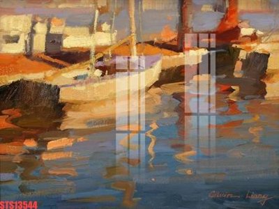 File tranh Tranh sơn dầu phương tây tổng hợp STS13544 (bản gốc) treo tường