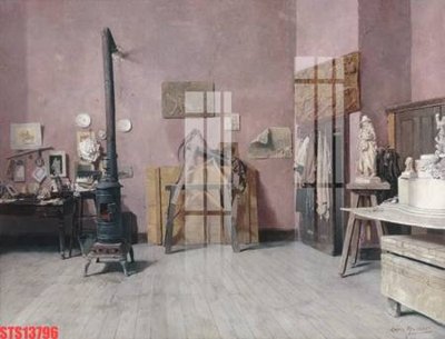 Tải file tranh Tranh sơn dầu phương tây tổng hợp STS13796 (ảnh gốc) ngay