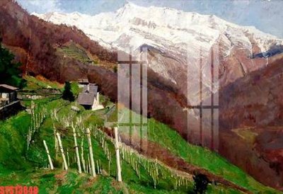 File in trần Tranh sơn dầu phương tây tổng hợp STS13848 (bản gốc 3D) sống động