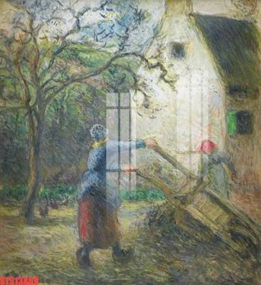 File gốc Tranh sơn dầu phương tây tổng hợp STS13869 (in lụa) chi tiết cao