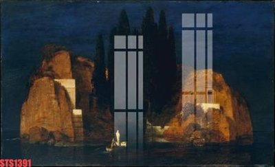 File in lụa Tranh sơn dầu phương tây tổng hợp STS1391 (phong cảnh) Tranh sơn dầu phương tây tổng hợp STS1391