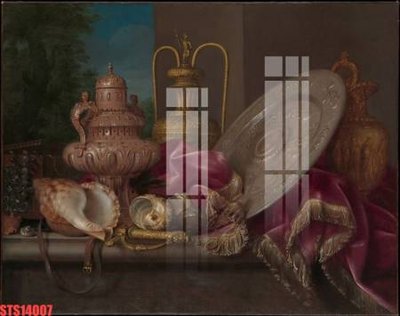 File in lụa Tranh sơn dầu phương tây tổng hợp STS14007 (phong cảnh) Tranh sơn dầu phương tây tổng hợp STS14007