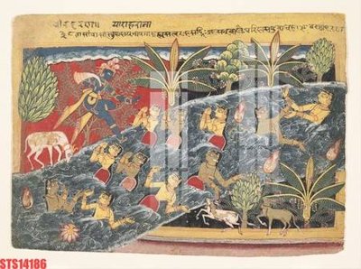 Ảnh gốc Tranh sơn dầu phương tây tổng hợp STS14186 (nét căng) in mica