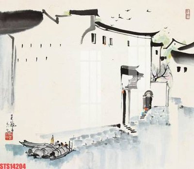 File in trần Tranh sơn dầu phương tây tổng hợp STS14204 (bản gốc) 5D