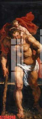 Ảnh gốc Tranh sơn dầu phương tây tổng hợp STS14246 (độ nét cao) in mica