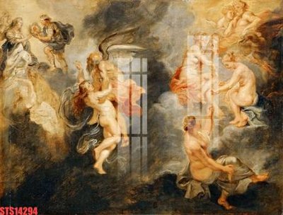 Tải file PSD Tranh sơn dầu phương tây tổng hợp STS14294 (nguyên layer) để in