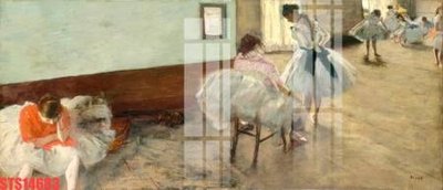 File gốc Tranh sơn dầu phương tây tổng hợp STS14683 (in mica) cắt laser