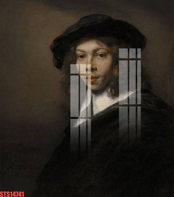 File tranh Tranh sơn dầu phương tây tổng hợp STS14741 (gốc) in backlit film