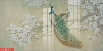 File gốc Tranh sơn dầu phương tây tổng hợp STS14809 (in tráng gương) ốp tường