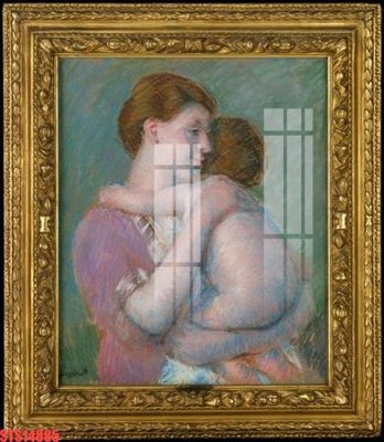 Chi tiết file gốc Tranh sơn dầu phương tây tổng hợp STS14885 (cho in tráng gương)