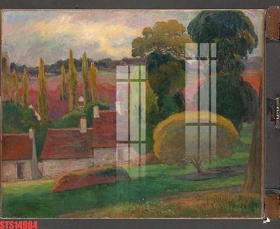 File gốc Tranh sơn dầu phương tây tổng hợp STS14984 (in mica) làm bảng hiệu