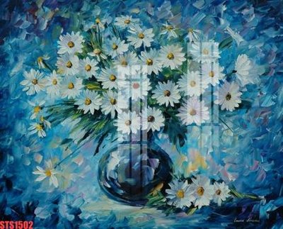 File tranh in trần 3D Tranh sơn dầu phương tây tổng hợp STS1502 (ảnh gốc)