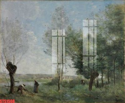 File gốc Tranh sơn dầu phương tây tổng hợp STS1508 (cho in 3D) độc đáo