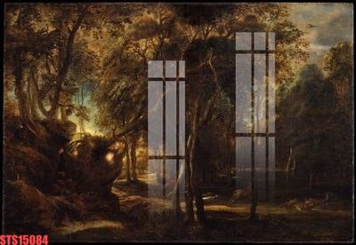 File gốc Tranh sơn dầu phương tây tổng hợp STS15084 (in lụa) hoa văn cổ điển