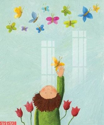 File tranh gốc in trần nhà Tranh sơn dầu phương tây tổng hợp STS15738 3D