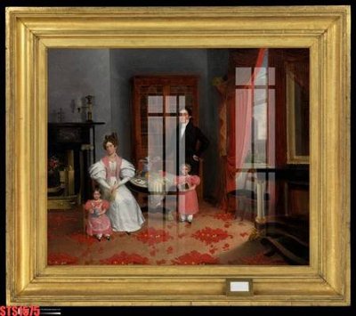 Download file gốc Tranh sơn dầu phương tây tổng hợp STS1575 (in lụa) hoa lá