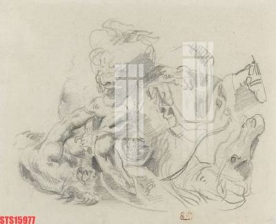 File gốc Tranh sơn dầu phương tây tổng hợp STS15977 (vector) cho in ấn