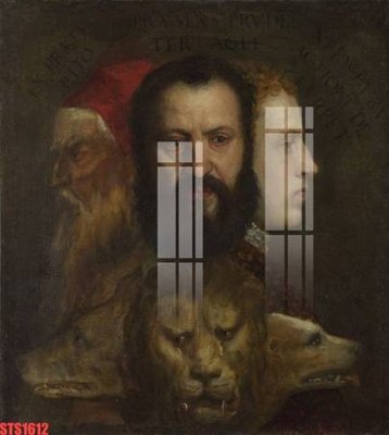 File in trần Tranh sơn dầu phương tây tổng hợp STS1612 (file gốc) hoa văn 3D