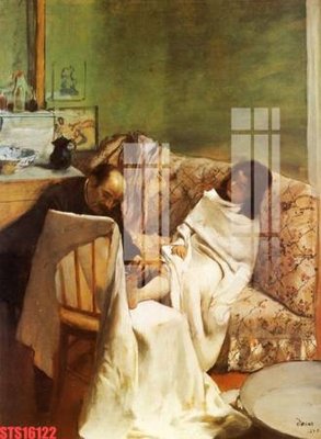 File ảnh Tranh sơn dầu phương tây tổng hợp STS16122 (gốc) in standee