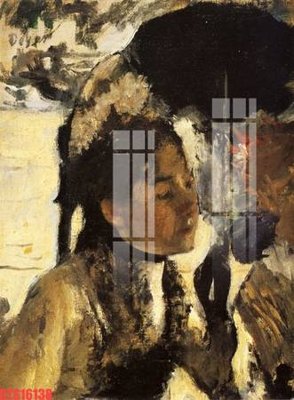 Hình ảnh file gốc in trần nhà Tranh sơn dầu phương tây tổng hợp STS16138