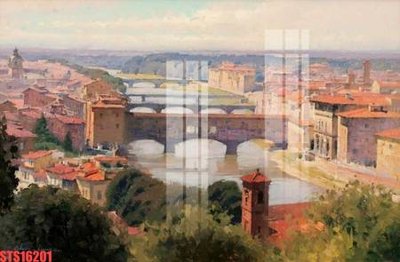 File PSD Tranh sơn dầu phương tây tổng hợp STS16201 (gốc) tách lớp chi tiết