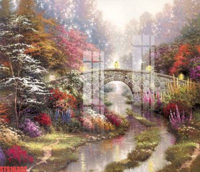 File gốc Tranh sơn dầu phương tây tổng hợp STS16332 (trang trí) phòng ngủ