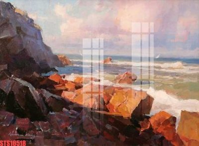 Download file gốc Tranh sơn dầu phương tây tổng hợp STS16518 (in mica) trang trí