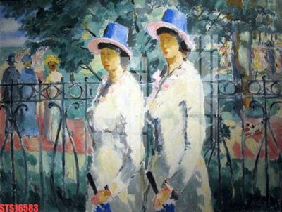 Download file gốc Tranh sơn dầu phương tây tổng hợp STS16583 (in lụa) nghệ thuật