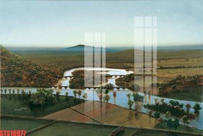 File tranh in trần 3D Tranh sơn dầu phương tây tổng hợp STS16977 (ảnh gốc)