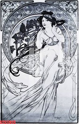 File in trần Tranh sơn dầu phương tây tổng hợp STS17013 (bản gốc) trời sao