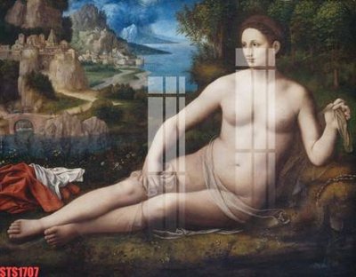 File tranh Tranh sơn dầu phương tây tổng hợp STS1707 (bản gốc) in lụa 3D