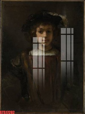 File in ấn Tranh sơn dầu phương tây tổng hợp STS17292 (bản gốc) sắc nét