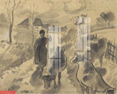 Ảnh gốc file in lụa Tranh sơn dầu phương tây tổng hợp STS17350 chi tiết